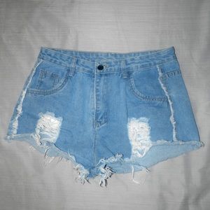 Blue Jean Shorts